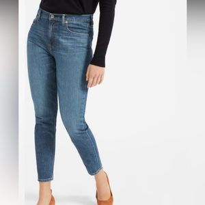 Everlane The High-Rise Skinny Jean size 26 ankle length in mid blue